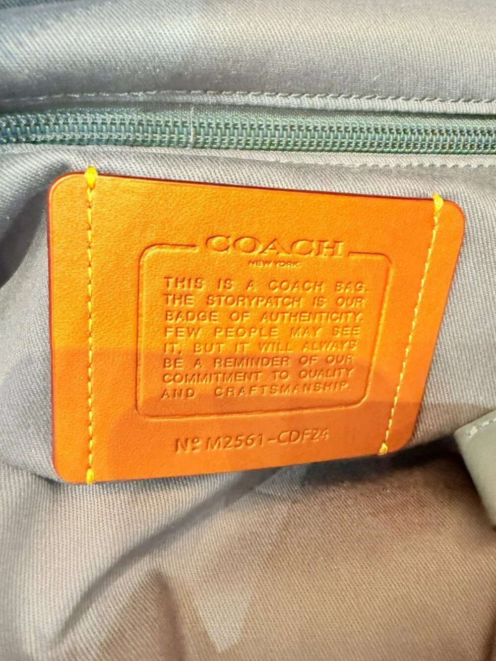 coach Small Tour Tote Bag In Signature Denim cdf24